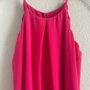 I.N. San Francisco Hot Pink Spaghetti-Strap Shift Dress